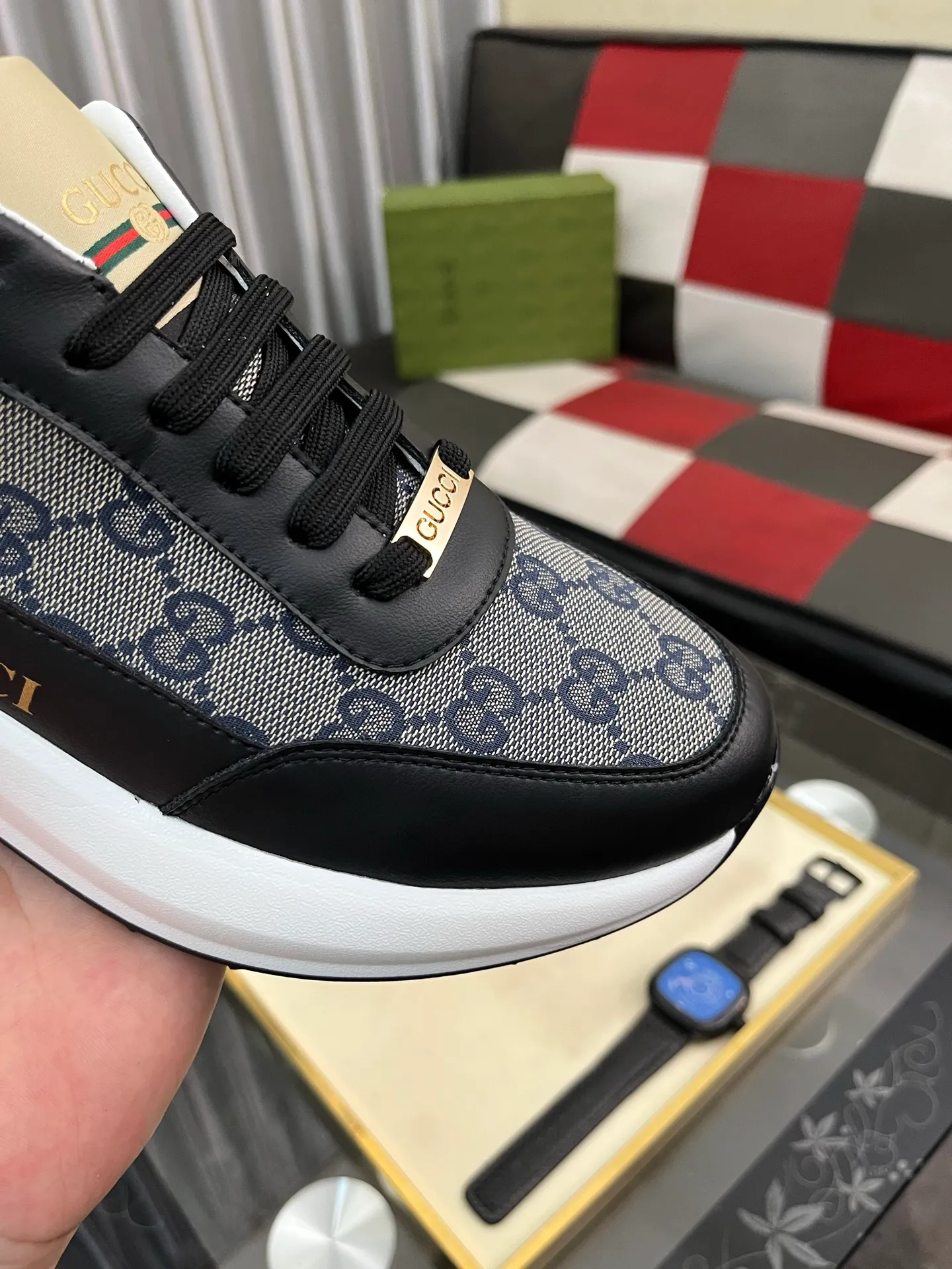 Men's Men's Shoes💰440⌚️⌚️【GUCCI】Gucci men's latest white shoe series casual shoes! The official website is built 1:1. Upper: Made of imported cowhide, with electric embroidery ➕Inner lining: Made of high-quality first-layer pigskin, soft and comfortable. Picky material selection and exquisite workmanship give you the best enjoyment. Size: 38-444️⃣Colors available